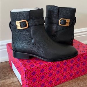 Tory Burch T logo Brooke Ankle Bootie